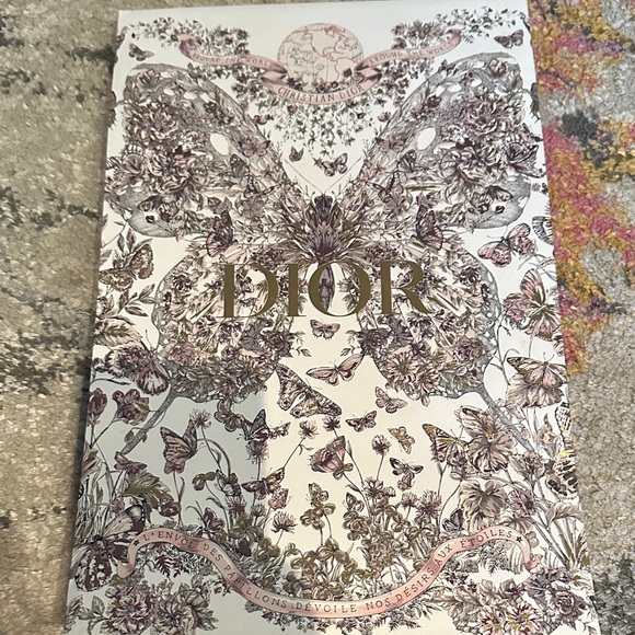 Dior Botanical Butterfly Artwork bag with Gold Accents - Picture 1 of 4